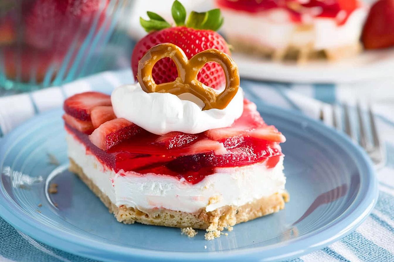 strawberry pretzel salad