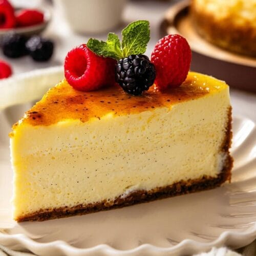 Crème Brûlée Cheesecake