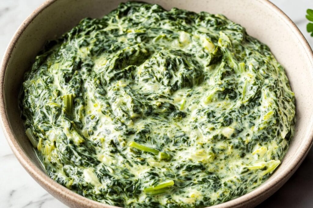 creamed spinach recipe