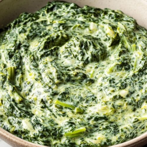 creamed spinach recipe