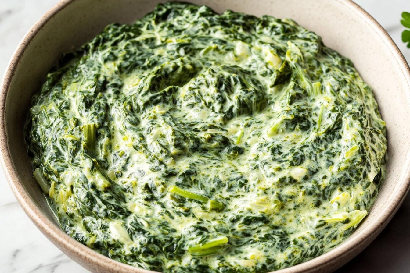 creamed spinach recipe