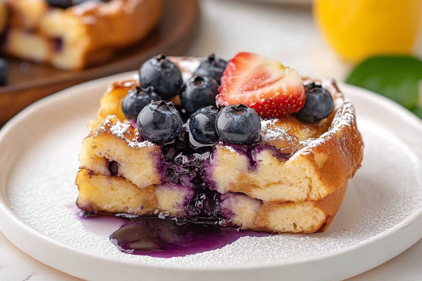 Blueberry French Toast Casserole
