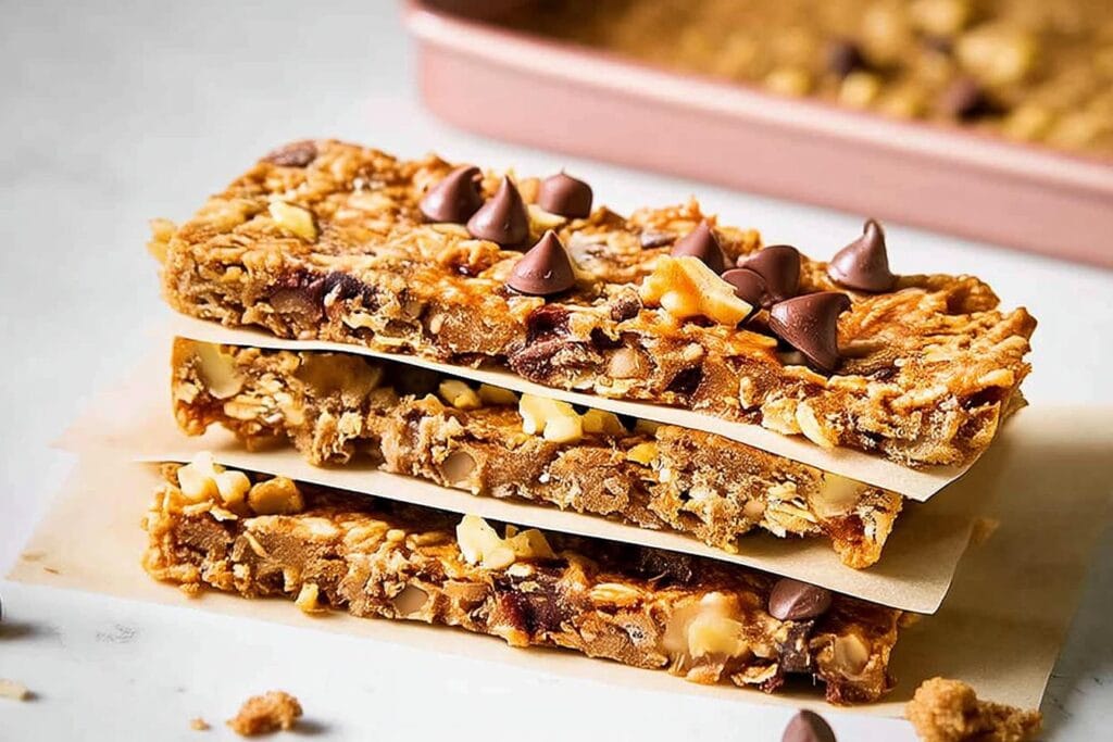Banana Oatmeal Energy Bars