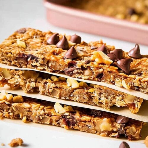 Banana Oatmeal Energy Bars