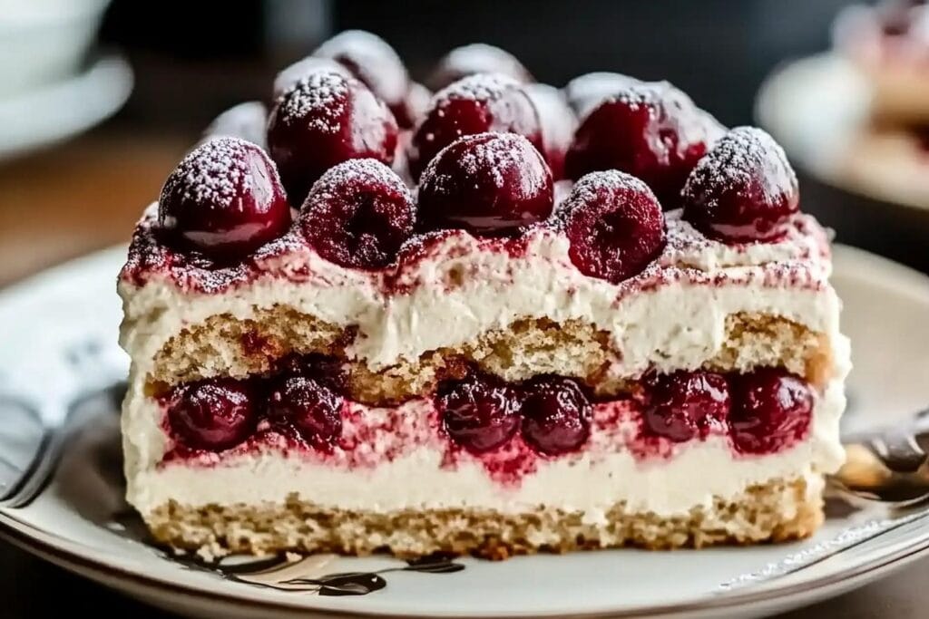 Cherry Amaretto Tiramisu