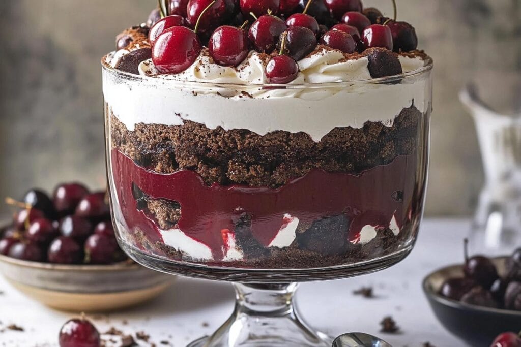 Christmas Black Forest Trifle