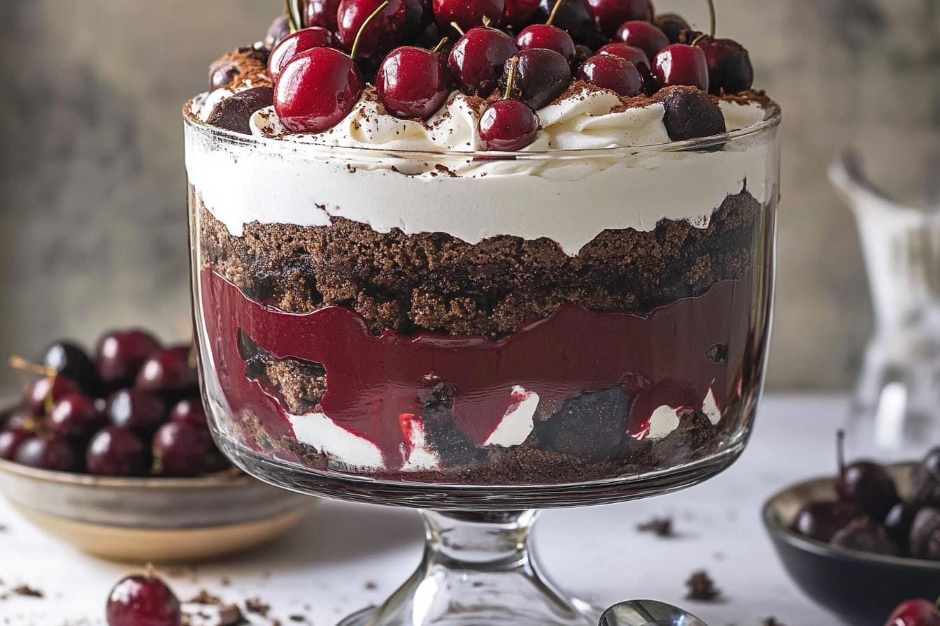 Christmas Black Forest Trifle
