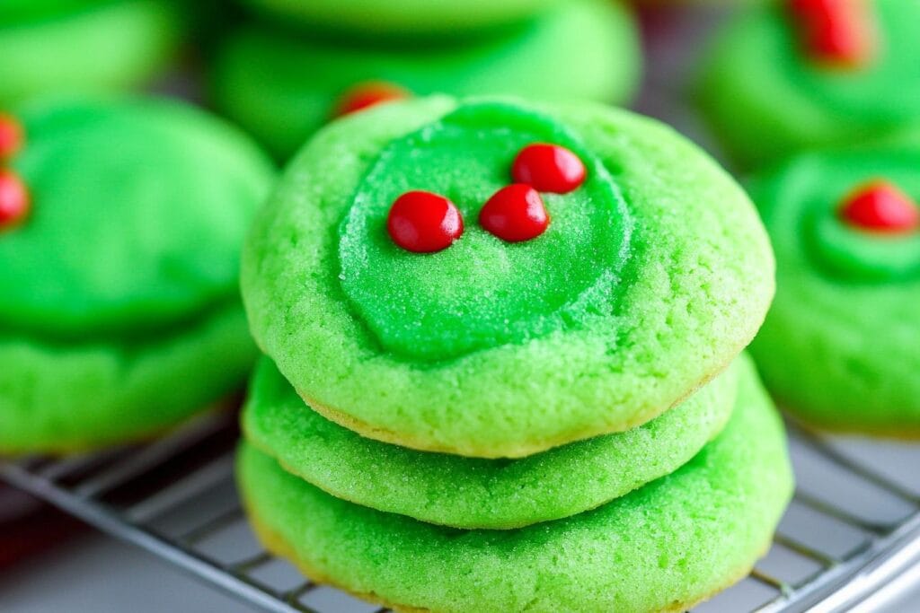 Grinch Sugar Cookies