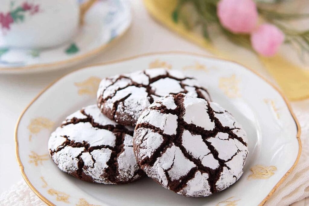 chocolate crinkle cookies