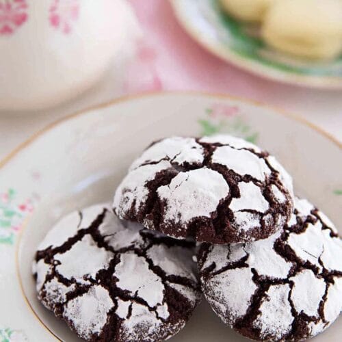 chocolate crinkle cookies
