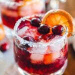 Cranberry Orange Old Fashioned Cocktail