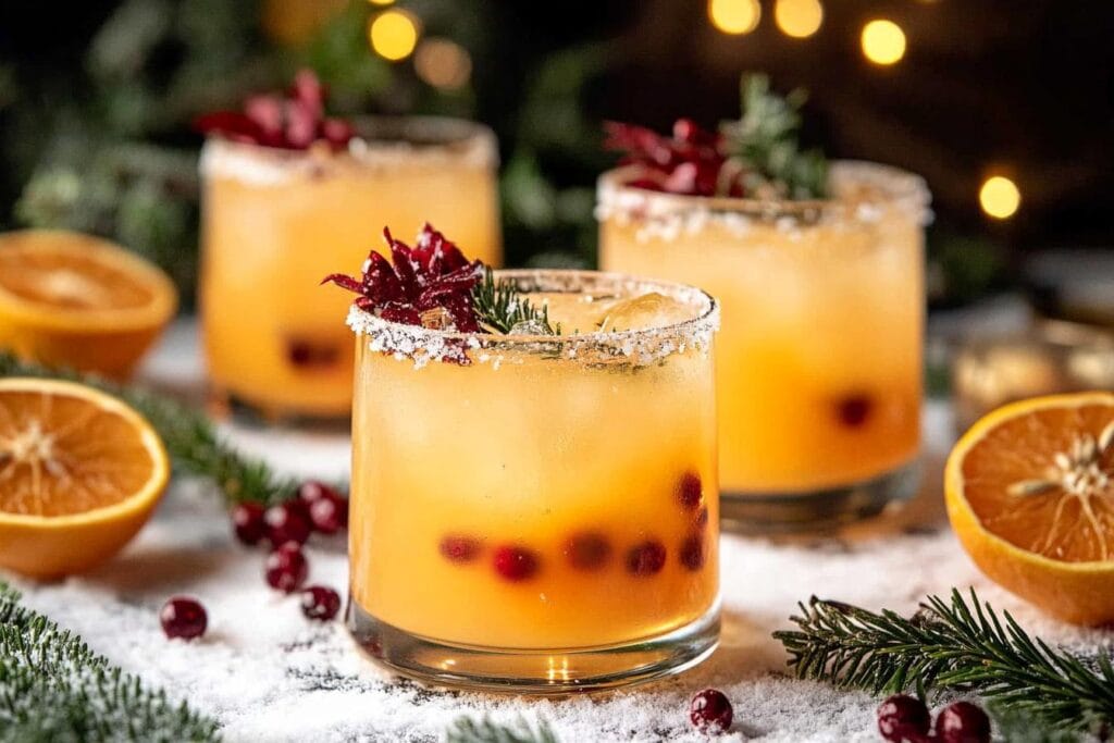Holly Jolly Christmas Citrus Cocktail