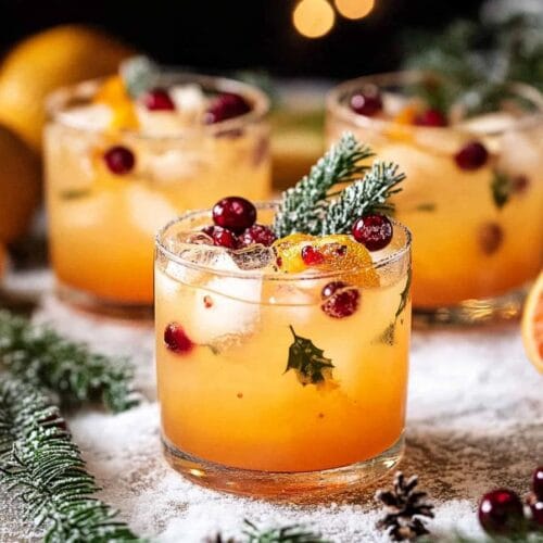 Holly Jolly Christmas Citrus Cocktail