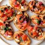 Tomato Bruschetta with Balsamic Glaze
