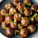 Sticky Honey Garlic Meatballs
