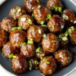 Sticky Honey Garlic Meatballs