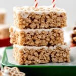 Gingerbread Rice Krispie Treats