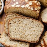 No-Knead Honey Oat Bread