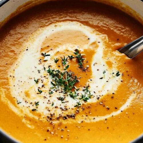 Country harvest root vegetable soup
