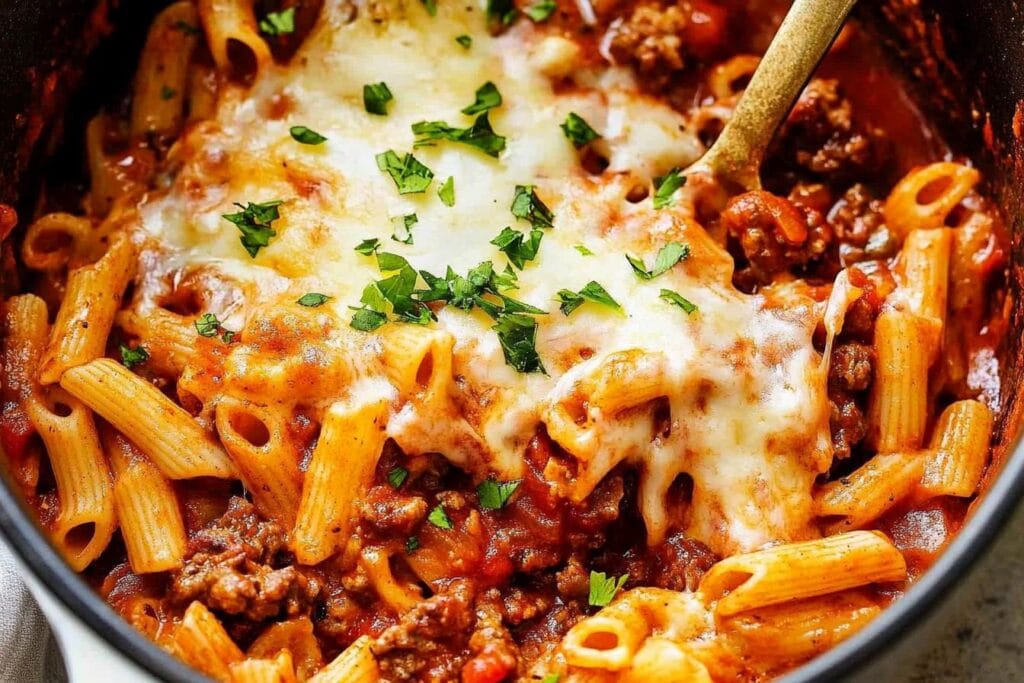 One Pot Cajun Beef Pasta