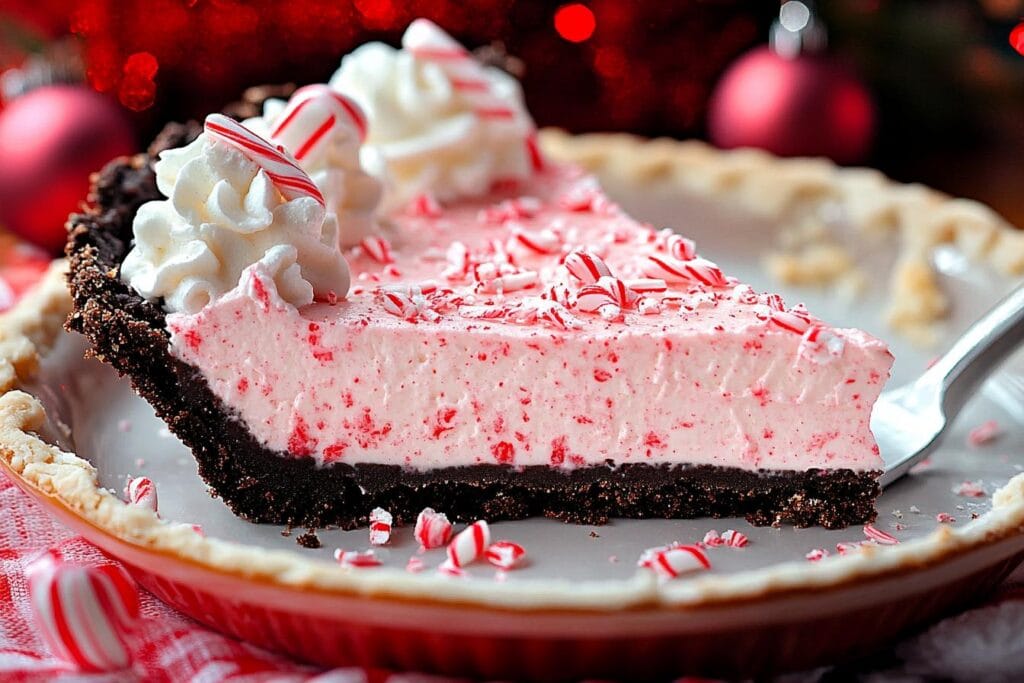 Christmas Peppermint Pie