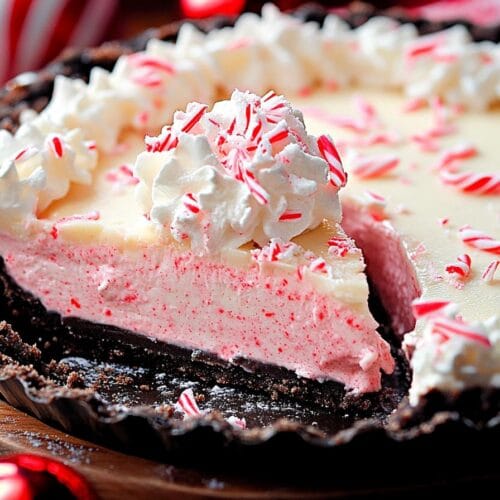 Christmas Peppermint Pie