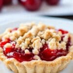 Cherry Crumb Pie Minis