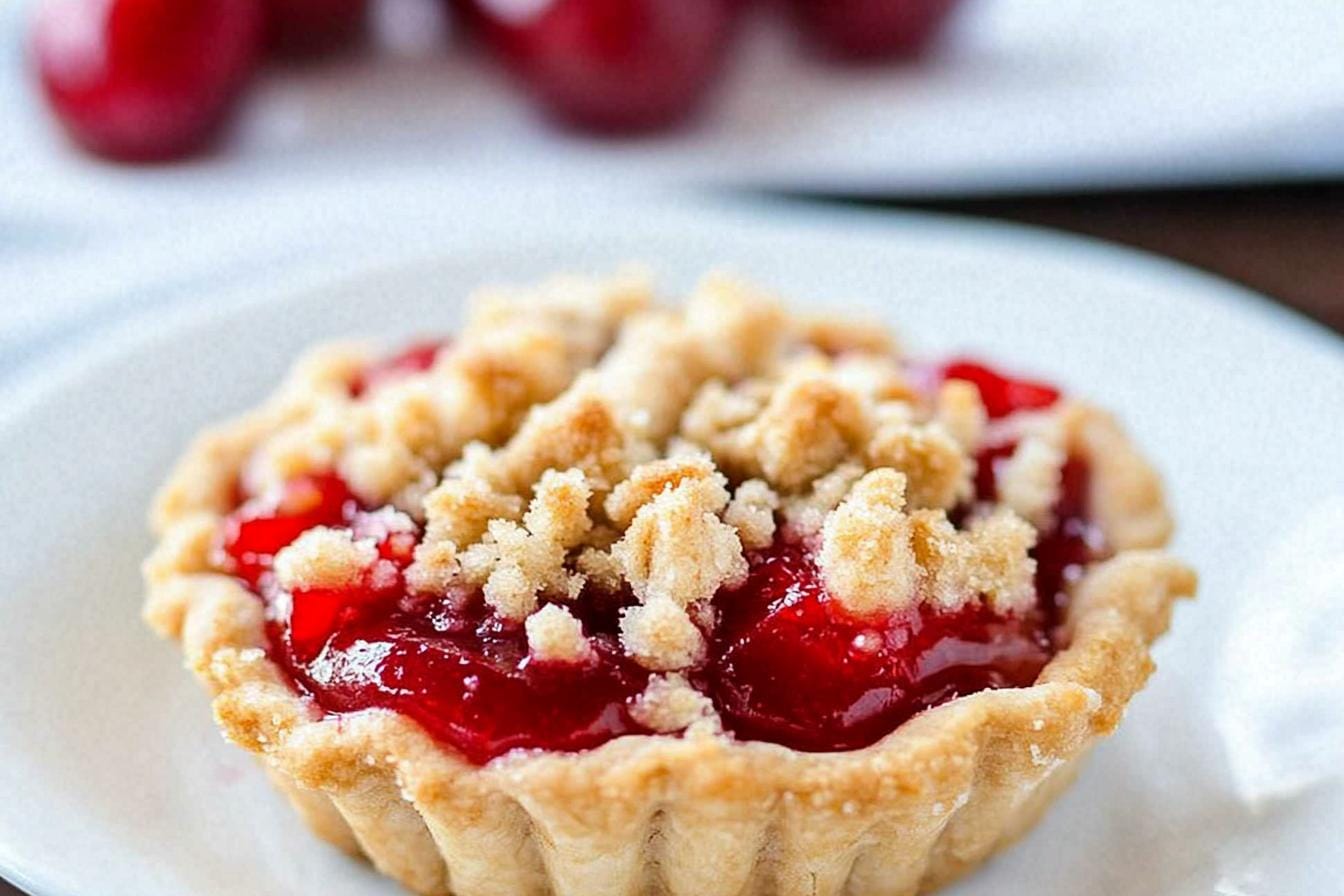 Cherry Crumb Pie Minis