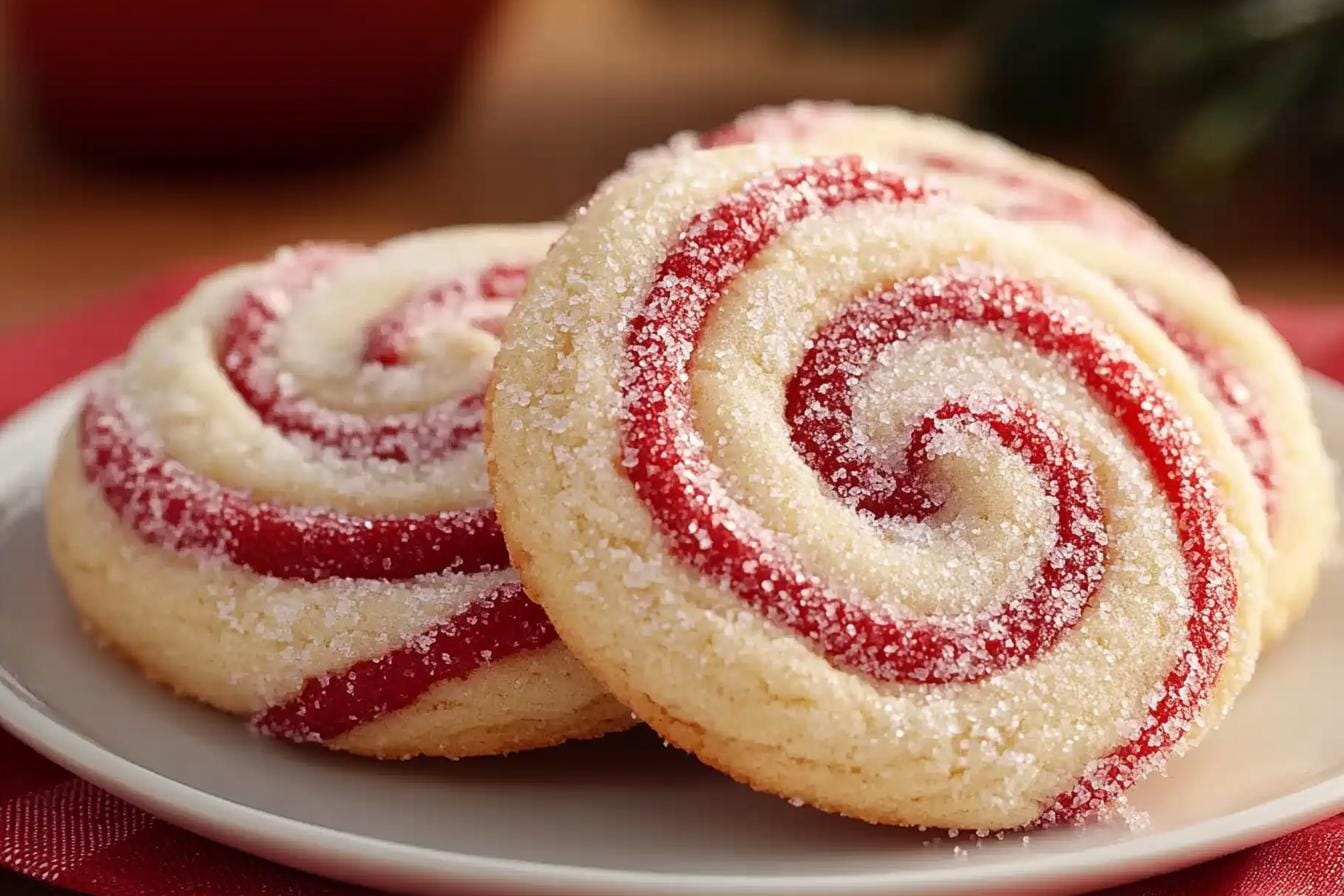 Peppermint Swirl Cookies