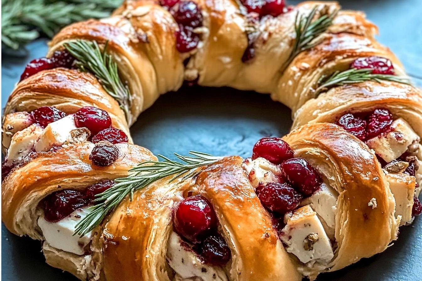 Turkey Cranberry Wreath Recipe