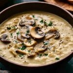 Creamy Vegan Mushroom Soup