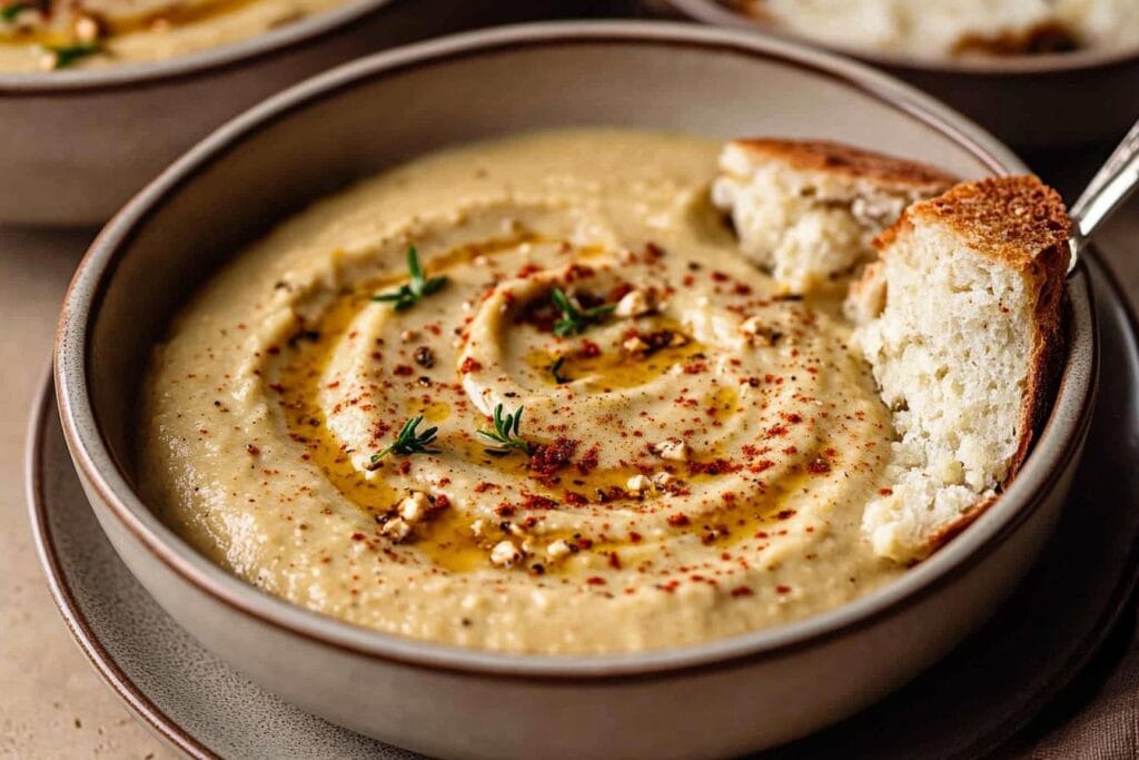 Creamy Vegan Cauliflower Soup