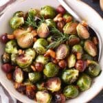 Maple Balsamic Brussels Sprouts