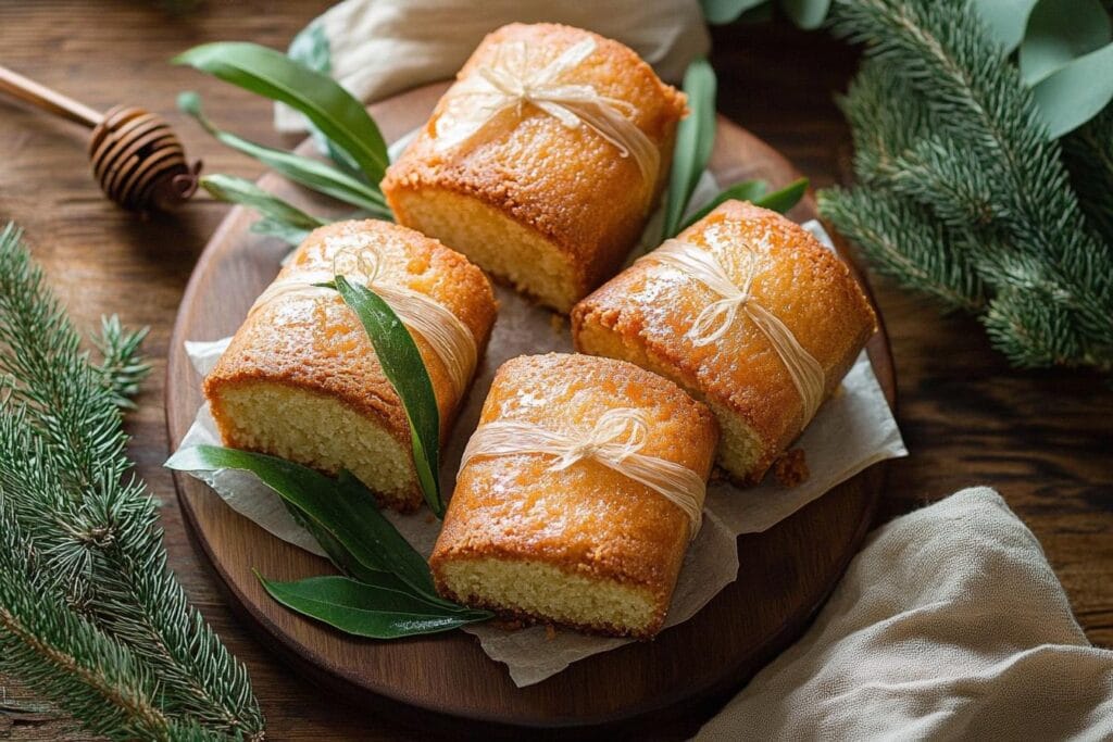 Orange Ginger Honey Cakes