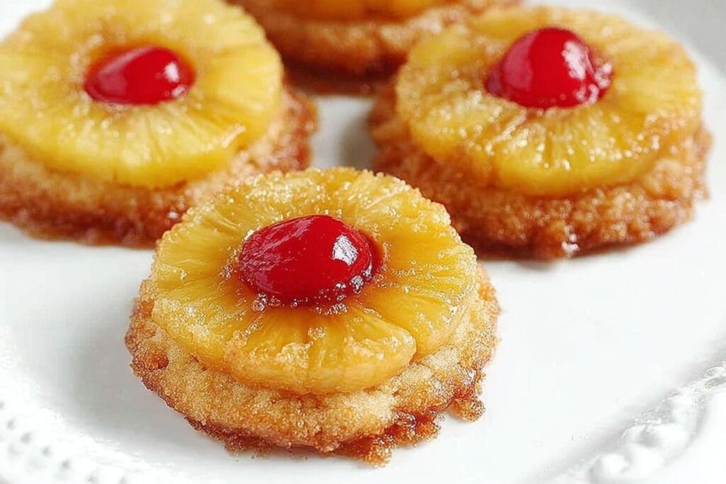 Pineapple Upside Down Sugar Cookies