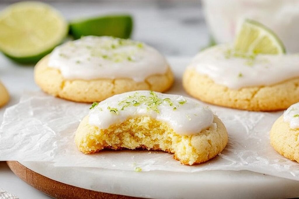 Soft Lime Sugar Cookies