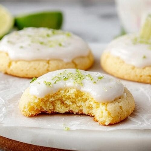 Soft Lime Sugar Cookies