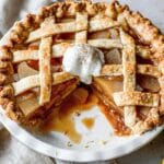 Chai Spice Vegan Pear Pie