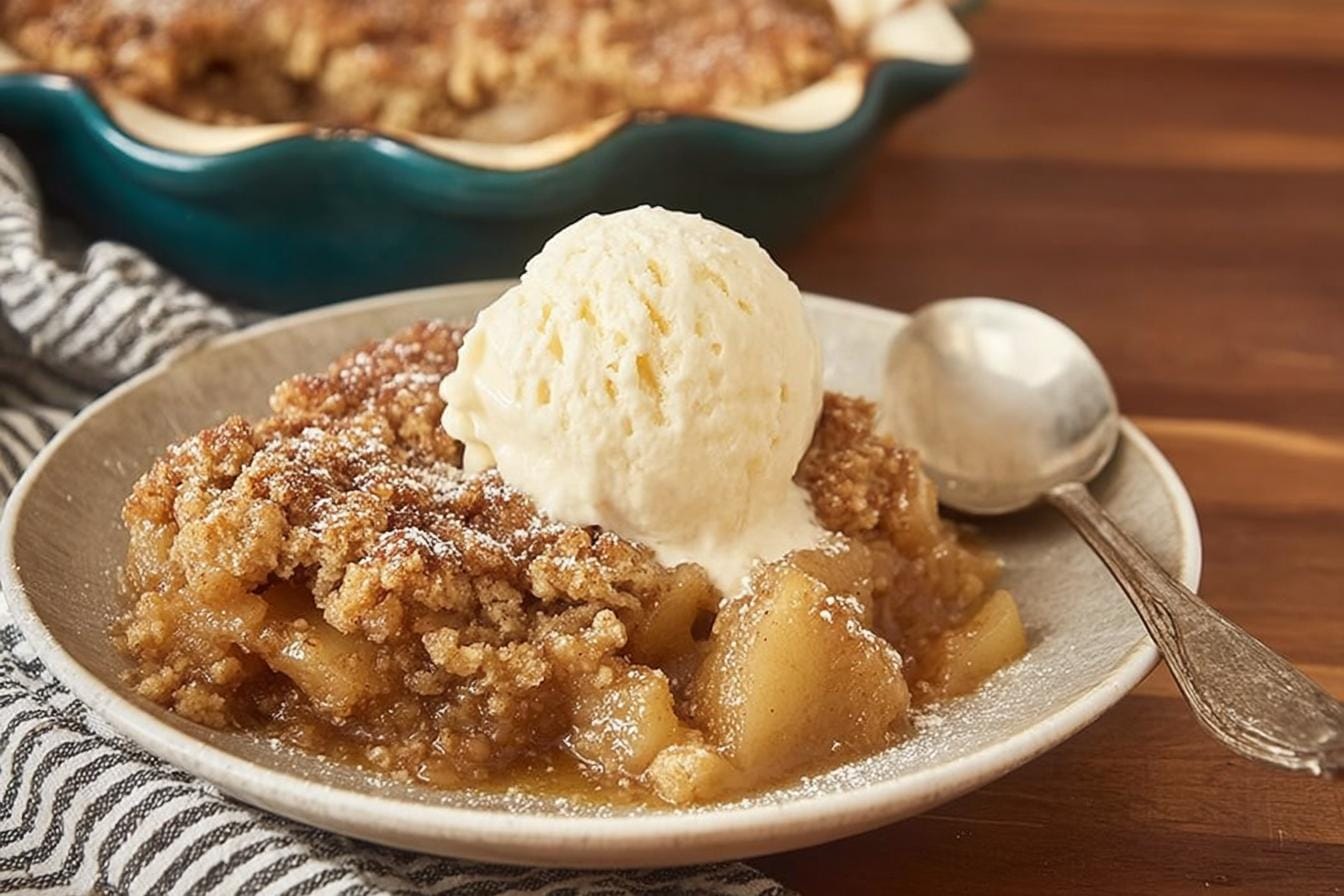 Spiced Pear Cobbler