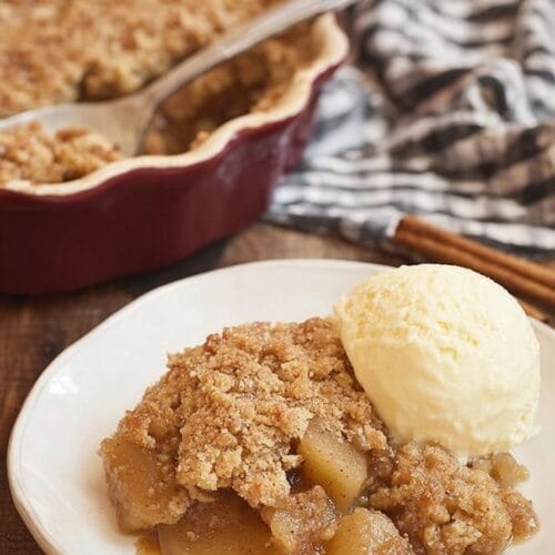Spiced Pear Cobbler