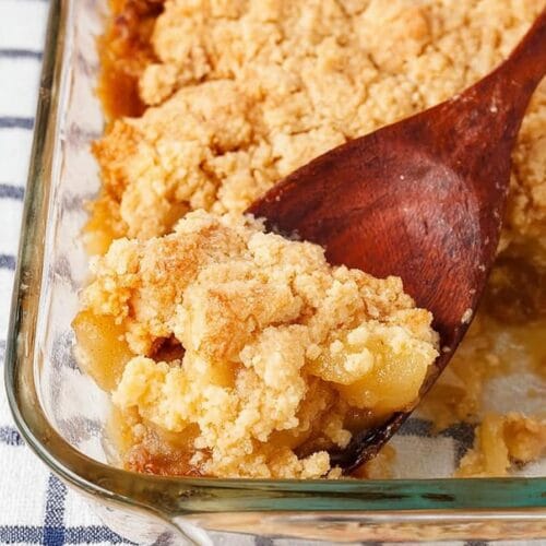 Cake Mix Pear Cobbler