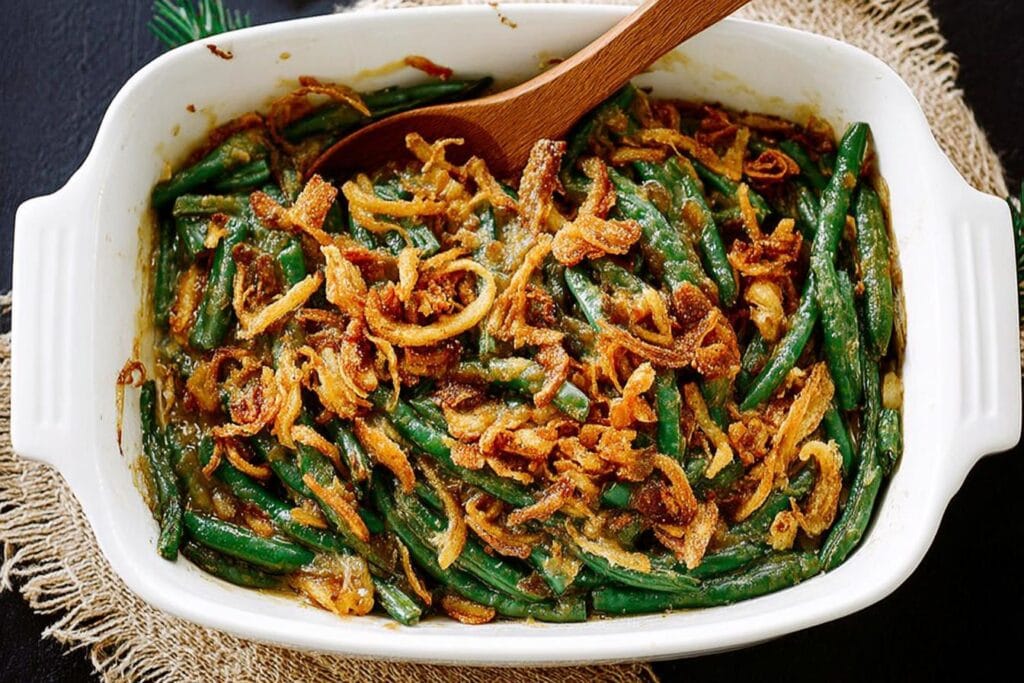 Christmas Green Bean Casserole