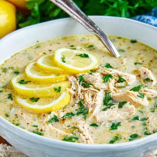 Avgolemono — Greek Lemon Chicken Soup