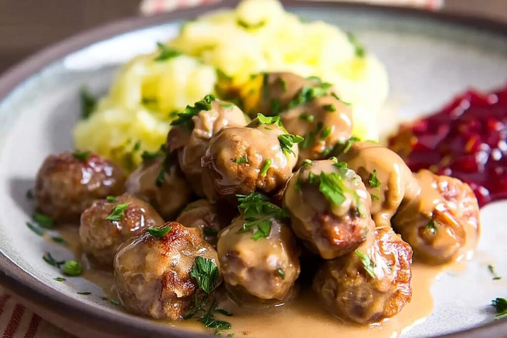 Swedish Meatballs With Rich Gravy