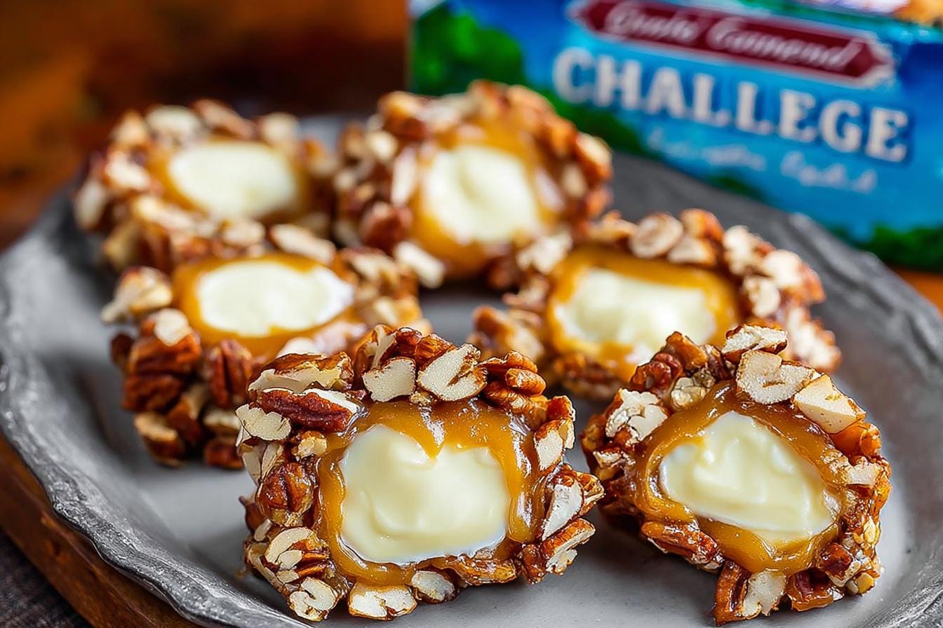 Caramel Pecan Logs