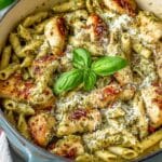Creamy Chicken Pesto Pasta
