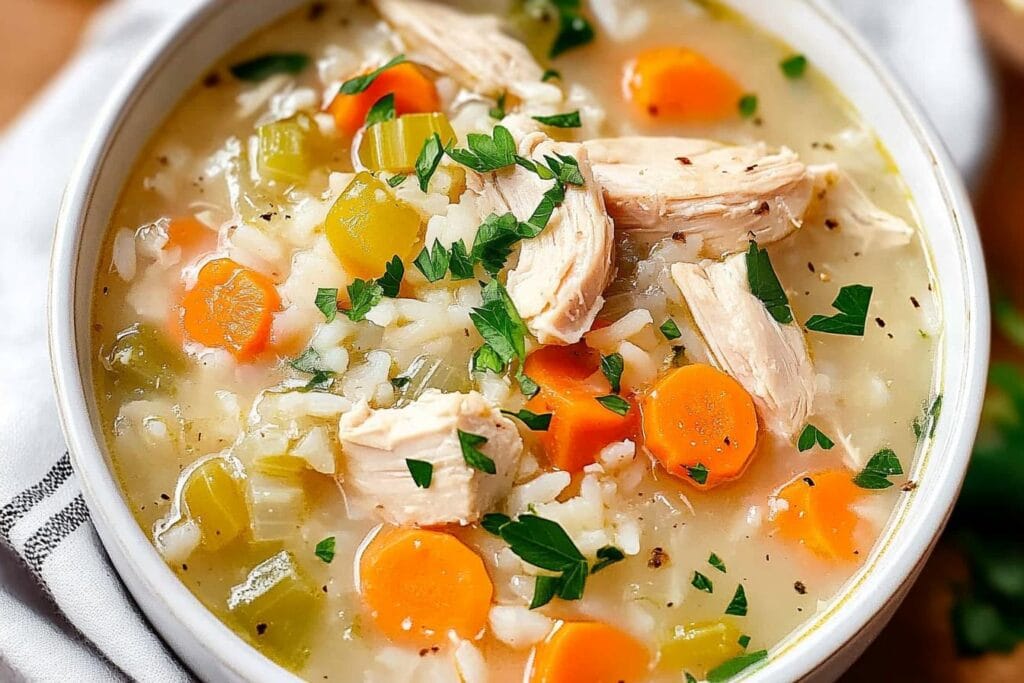 One-Pot Chicken and Rice Soup
