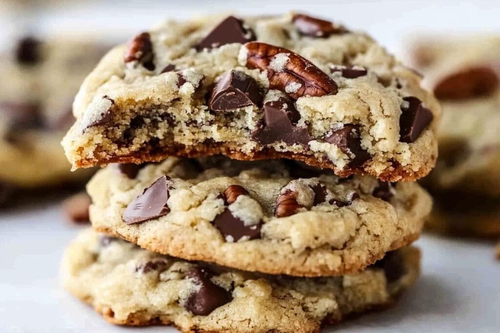 Bakery-Style Milk Chocolate Pecan Cookies