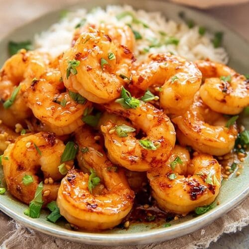10 Minute Honey Garlic Shrimp
