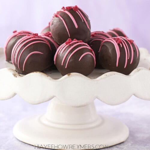 Chocolate Raspberry Truffles